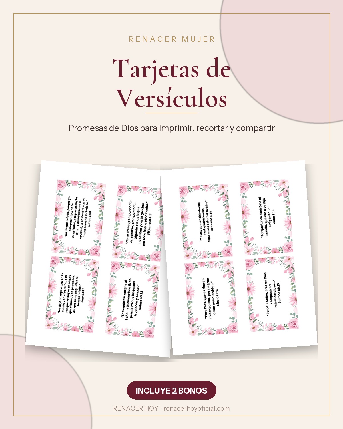 Portada de Tarjetas de Versículos