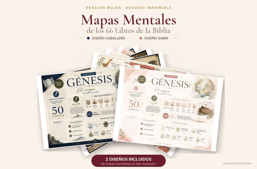 Portada de Mapas Mentales de los 66 Libros de la Biblia