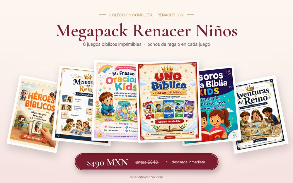 Portada de Megapack Renacer Niños — Todos los juegos + bonos